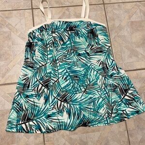 Q womens Swim365 one piece built in bra plus size swimsuit size 22W